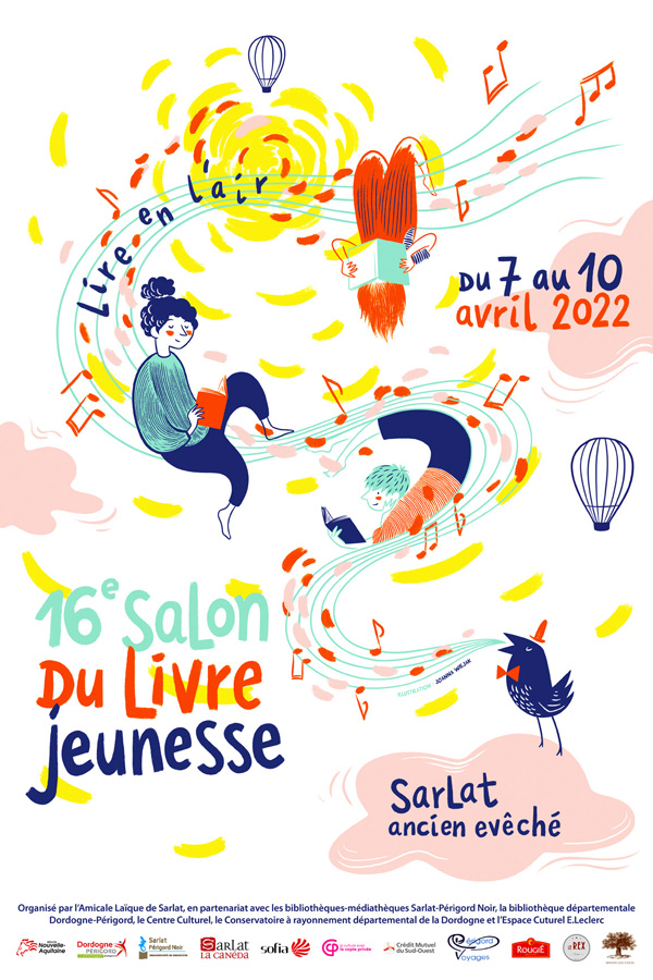 création de l'affiche du salon du livre