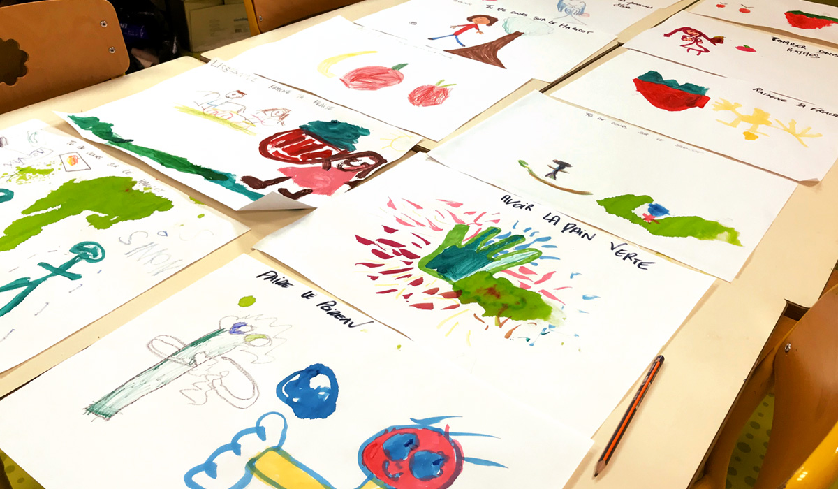 atelier dessin en maternelle grande section