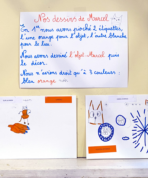 atelier dessin et texte