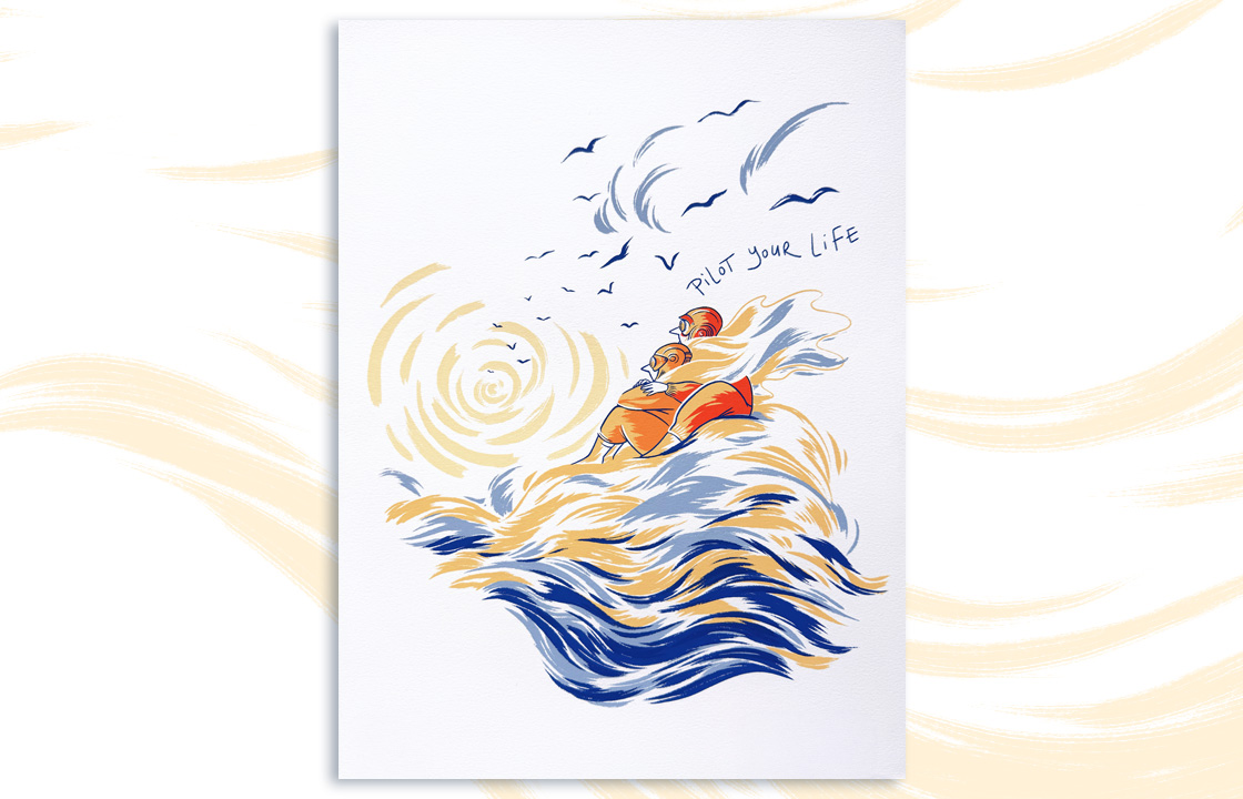 Serigraphie format poster