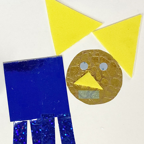 atelier collage formes géométriques