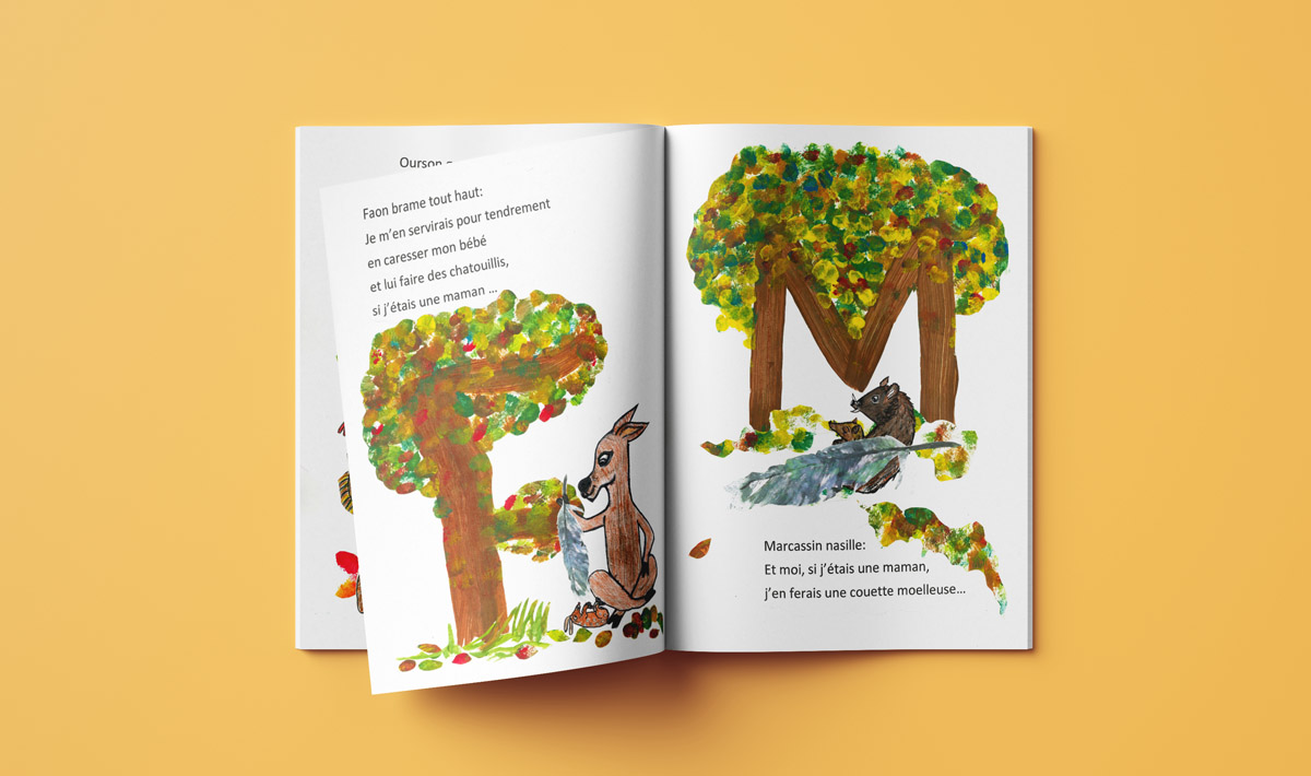 illustrations pour une histoire en maternelle